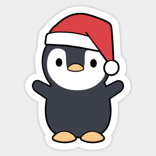 Cute Christmas Penguin Sticker